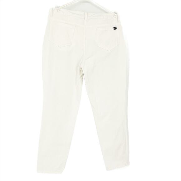 Nike Women's Dri-Fit Slim Fit Ankle Pants in White Size 12 - Picture 3 of 5